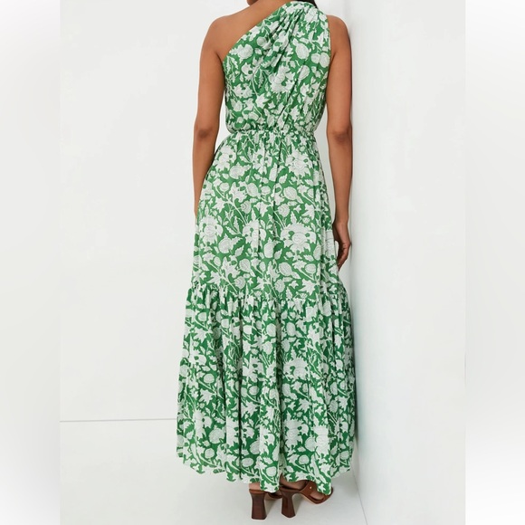CHARINA SARTE Exclusive Green Botanica Long Dress - Picture 4 of 13